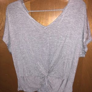 grey twist t shirt